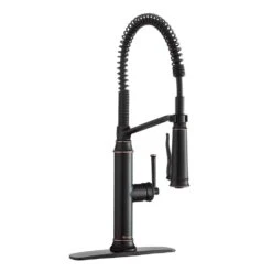 Linscott Single-Handle Coil Springneck Pull-Down Sprayer Kitchen Faucet In Matte Black -Master Locks Shop f3eba4bbd418b91a465af7b86a0f4043 1800x1800