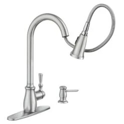 Fieldstone Single-Handle Pull-Down Sprayer Kitchen Faucet With Reflex And Power Clean In Spot Resist Stainless -Master Locks Shop f48da551218e13d9a7c23f5db4ab1af5 1800x1800