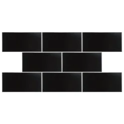 Merola Tile Projectos 7-3/4 In. X 3-7/8 In. Preto Matte Ceramic Subway Floor And Wall Subway Tile (11.46 Sq. Ft. / Case) 19 Merola Tile Projectos 7-3/4 In. X 3-7/8 In. Preto Matte Ceramic Subway Floor And Wall Subway Tile (11.46 Sq. Ft. / Case) -Master Locks Shop f4b6dd38a646a1c8c7b5bb255be93376 1800x1800
