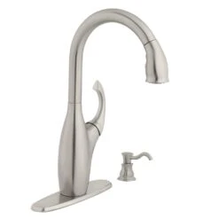 Contemporary Single-Handle Pull-Down Sprayer Kitchen Faucet With Soap Dispenser In Mediterranean Bronze -Master Locks Shop f66437ddb0987bf9e27948e8c09deacd cce519f1 3c4b 464c 94b9 79dfe2a1e38b 1800x1800