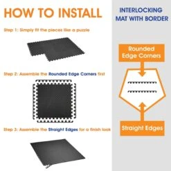 Yes4All Interlocking Foam Mats With Border - Cover 24 SQFT (6 Pcs, Black) 13 Yes4All Interlocking Foam Mats With Border - Cover 24 SQFT (6 Pcs, Black) -Master Locks Shop f6b0b550 874f 4c5c 8083 0d2311da479b 1.ac9a19fb9b76669b2636b2b0b95b714f 1800x1800