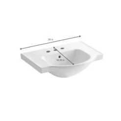KOHLER Veer 24 In. Vitreous China Pedestal Sink Basin In White With Overflow Drain -Master Locks Shop f878ff4da885913206540ff16ecf428b 1800x1800