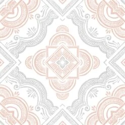 FloorPops Cecilia Peel & Stick Floor Tiles 10 Tiles/10 Sq.ft