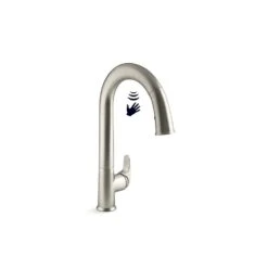 Sensate Single-Handle Touchless Pull Down Sprayer Kitchen Faucet In Vibrant Stainless With DockNetik And Sweep Spray -Master Locks Shop f92e536188c19caf02ef189f68a4b802 1800x1800