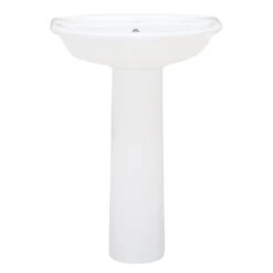 Barclay Products Karla 24 In. Pedestal Combo Bathroom Sink With 1 Faucet Hole In White 10 Barclay Products Karla 24 In. Pedestal Combo Bathroom Sink With 1 Faucet Hole In White -Master Locks Shop fa06154fef56ede60b05ea3970263356 1800x1800
