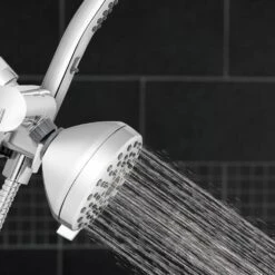 12-spray 5 In. High PressureDual Shower Head And Handheld Shower Head In Chrome -Master Locks Shop fa4e7426c0f50b24ea90435413d69810 1800x1800