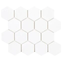 Jeffrey Court Dream Hex White 10.875 In. X 9.5 In. X 8 Mm Honed Natural Stone Mosaic Floor And Wall Tile -Master Locks Shop fae63b6ef1578fd9a90d5291df124769 1800x1800