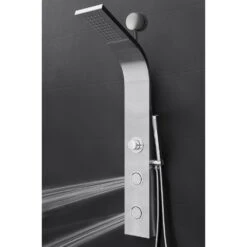39 In. 2-Jet Easy Connect Shower Panel System In Stainless Steel With Rainfall Waterfall Shower Head And Shower Wand 20 39 In. 2-Jet Easy Connect Shower Panel System In Stainless Steel With Rainfall Waterfall Shower Head And Shower Wand -Master Locks Shop fb93368dd2964bd37ebbf5ad8e4980f1 1800x1800