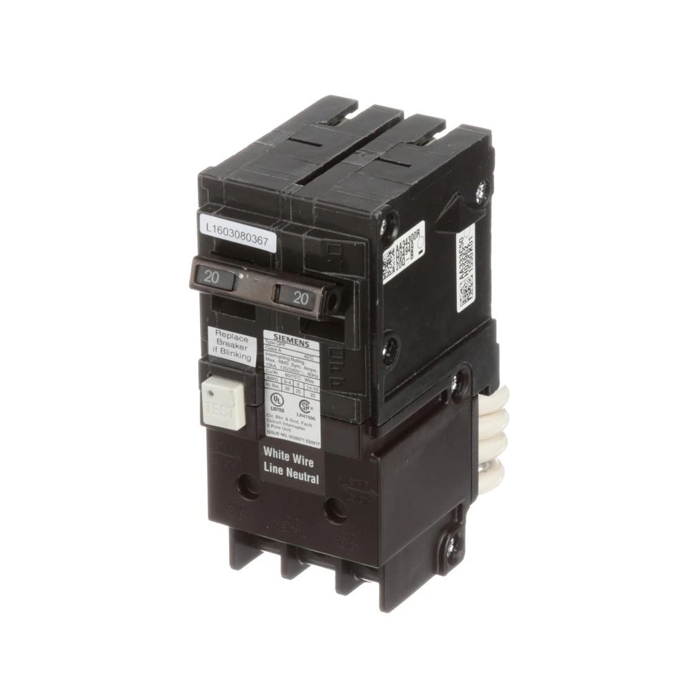 20 Amp Double Pole Type QPF2 GFCI Circuit Breaker 7 20 Amp Double Pole Type QPF2 GFCI Circuit Breaker - Image 5