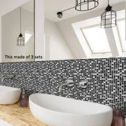 Goory 10Pcs Mosaic Pattern Waterproof Wall Tile Stickers Peel And Stick Tile Kitchen Backsplash Wallpaper Sticker 15x15cm/20x20cm -Master Locks Shop fcaa1fc3 64ba 4528 b3d9 3eb260a05e36 1.a3afcf6d198d786837193a79658a0c81 749763f7 cf4e 41c3 97f6 2cb5f636f26e 1800x1800