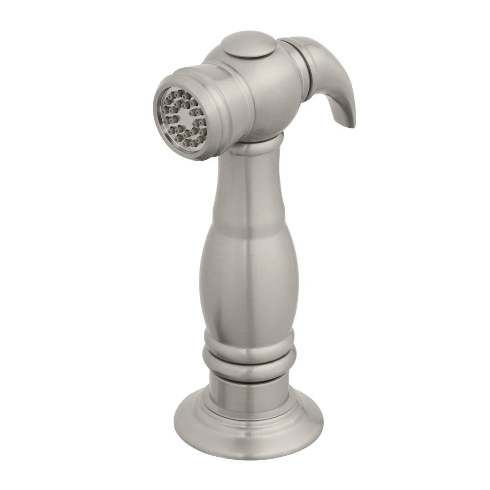 Lyndhurst 2-Handle Bridge Kitchen Faucet With Side Sprayer In Brushed Nickel 8 Lyndhurst 2-Handle Bridge Kitchen Faucet With Side Sprayer In Brushed Nickel - Image 6