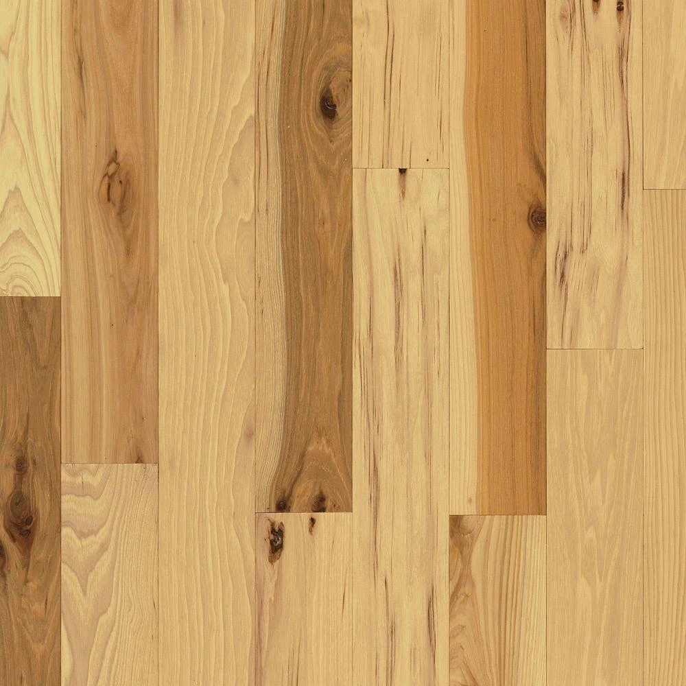 Bruce Country Natural Hickory 3/4 In. Thick X 3-1/4 In. Wide X Varying Length Solid Hardwood Flooring (22 Sq. Ft. / Case) 3 Bruce Country Natural Hickory 3/4 In. Thick X 3-1/4 In. Wide X Varying Length Solid Hardwood Flooring (22 Sq. Ft. / Case)