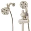 3-spray 3.75 In. Dual Shower Head And Handheld Shower Head In Brushed Nickel